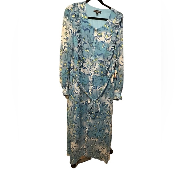 Prabal Gurung paradise blue maxi dress size 2X - Picture 12 of 16